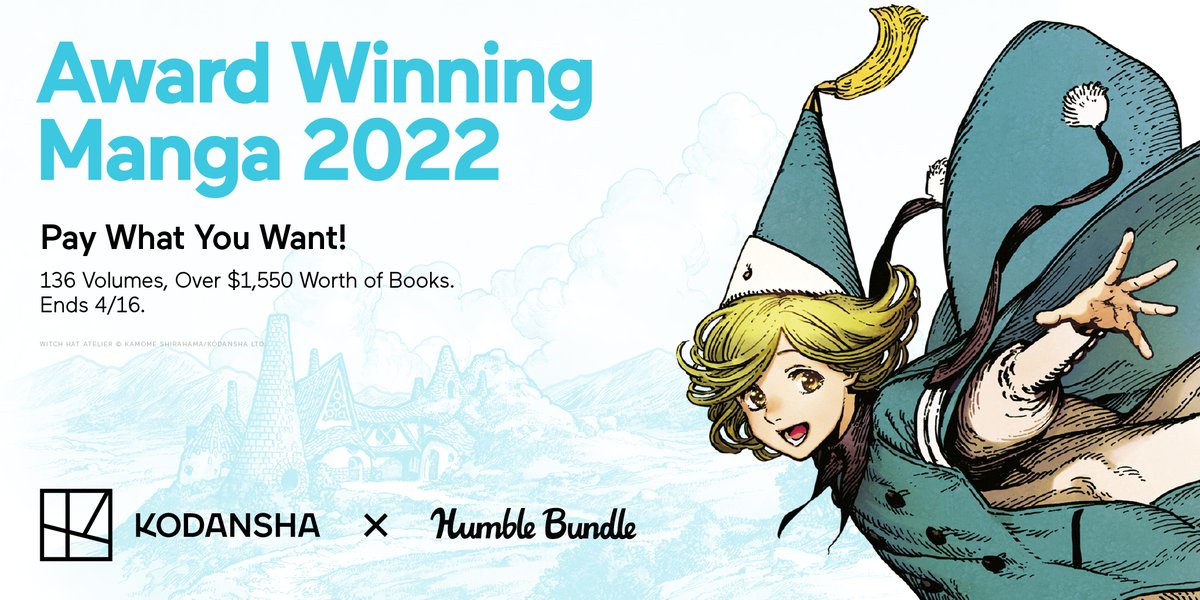 Kodansha Books (@kodanshabooks) on Twitter photo We're less than $2K away from $25K raised for <a href="/BincFoundation/">Book Industry Charitable Foundation (Binc)</a> - an organization helping book & comic store employees with unforeseen financial needs.
Help spread the news of our Award-Winning <a href="/humble/">Humble Bundle</a> Bundle or get it for yourself!
Details here: ow.ly/oSYt50IJlVt We're less than $2K away from $25K raised for <a href="/BincFoundation/">Book Industry Charitable Foundation (Binc)</a> - an organization helping book & comic store employees with unforeseen financial needs.
Help spread the news of our Award-Winning <a href="/humble/">Humble Bundle</a> Bundle or get it for yourself!
Details here: ow.ly/oSYt50IJlVt