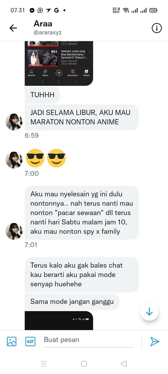 交! • 𝐀𝐑𝐈𝐍 ¿? ♡゙ tweet media