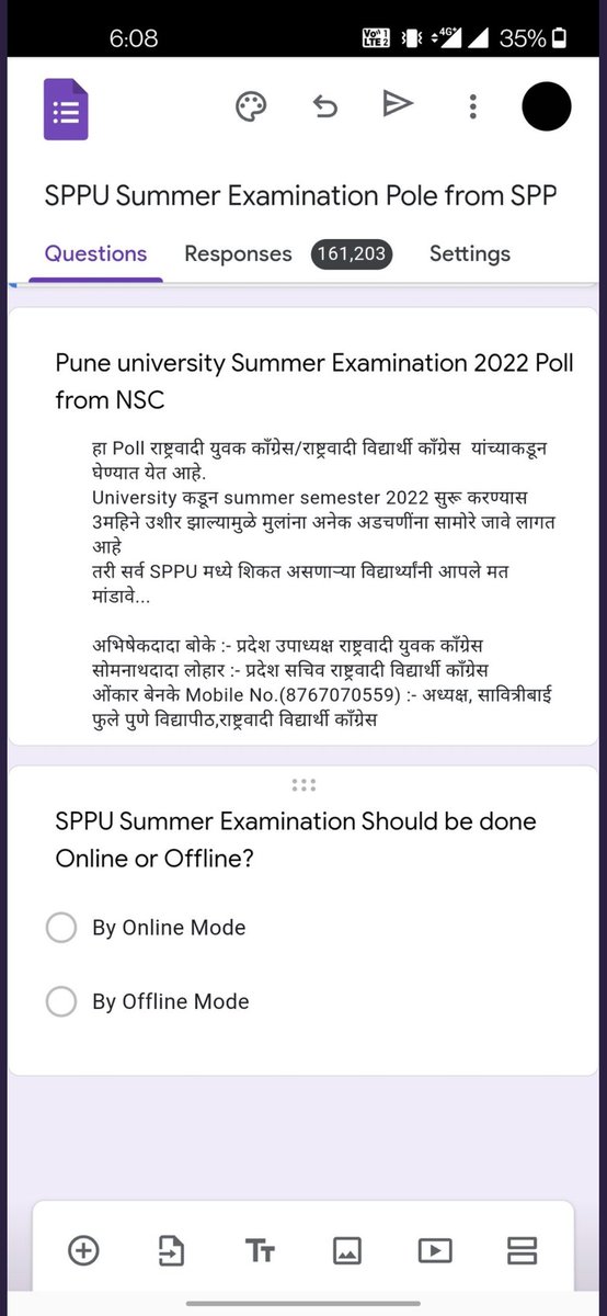 Shayan75861885's tweet photo. @samant_uday @AUThackeray @SardesaiVarun

Hello sir
 For us in offline mode exam then Why Mumbai university is taking online exam for traditional course.
Don't do this to us we want online exam for this semester only its a humble request.
#OnlineExamsForMumbaiUniversityStudents https://t.co/VQv8V3HBQD