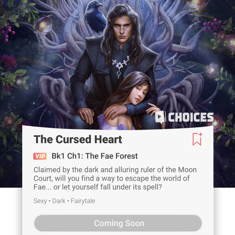 PlayChoices's tweet photo. Get ready to explore a world of magic and wonder. The Cursed Heart has been added to the Choices library!  🧚‍♂️ https://t.co/O3DKhMDwoa