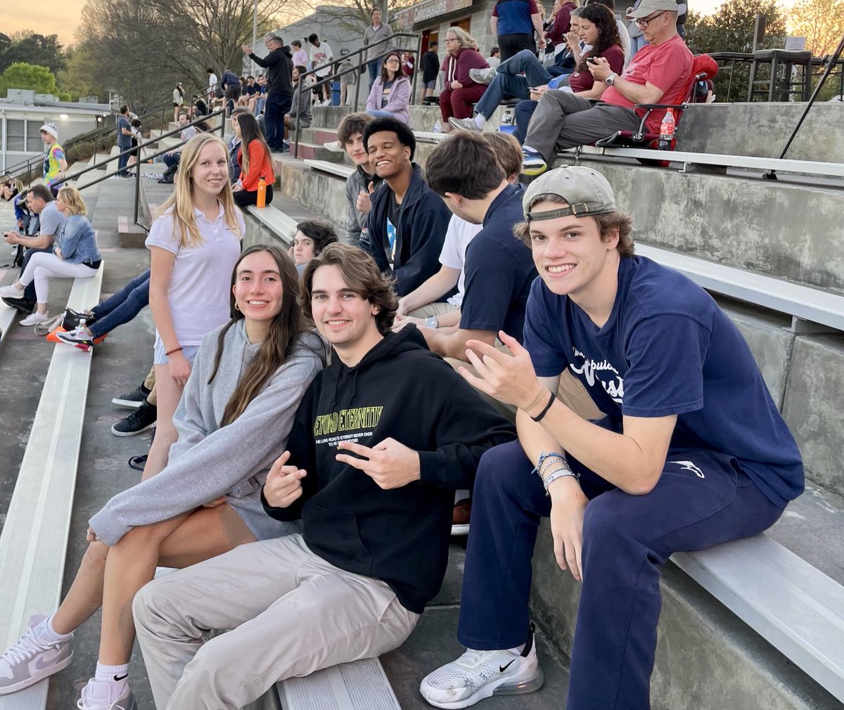 When your fellow band mates come to cheer you on at soccer! #mvpschool #MVArts 💙⚽️💙🎸💙Go mustangs #bettertogether