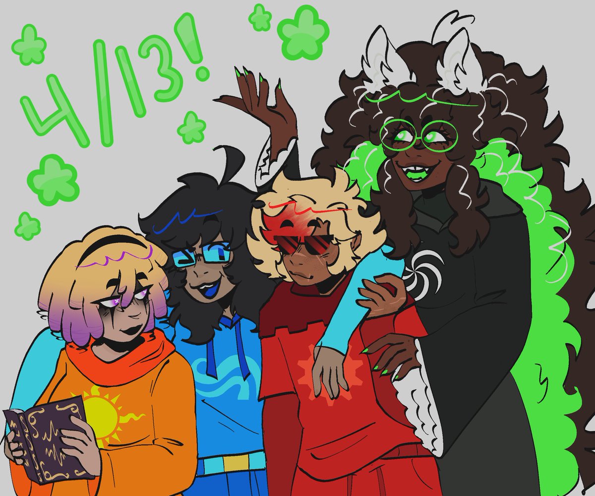 cloudycatastrop's tweet photo. they are friends :) #happy413 #homestuck https://t.co/gtk9frXRHi