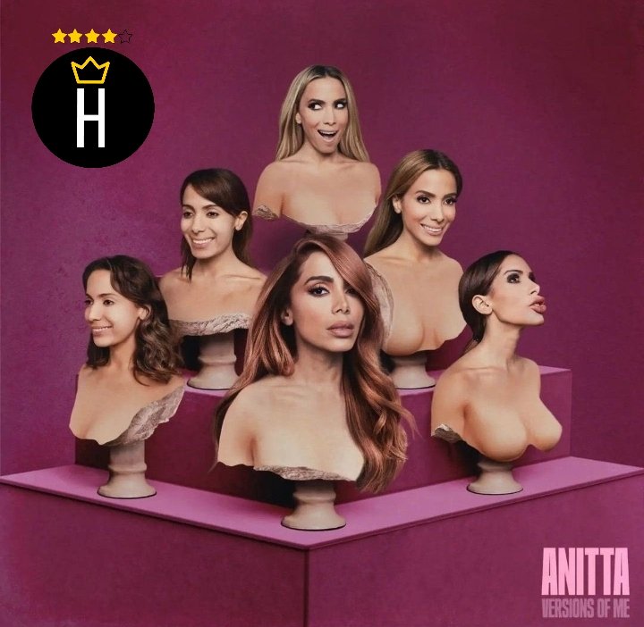 meuhype's tweet photo. As múltiplas versões de #Anitta Em tempos tão pesados, onde artistas  #pop focam bastante na melancolia, #Anitta vai te envolver com todas as versões de quem ela pode ser. DIVERTE! 
Vem ler nossas impressões de #VersionsOfMe no #MeuHype 👉https://t.co/N3sIDLNwOo

#Anitters #Hype https://t.co/hFNOzFK1d0