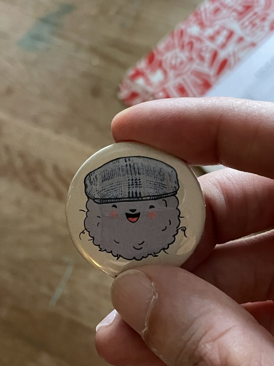 Farfotsel button is lika a real life #nft #cute #happy #characterdesign