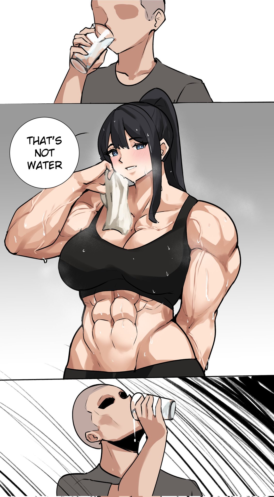 🔞 on X: Another reason to love muscle mommies 👅 🥵💦 #hentai #ecchi  #musclemommy #fitnessgirl #sweat #abs t.coBgSWTNUDTB  X