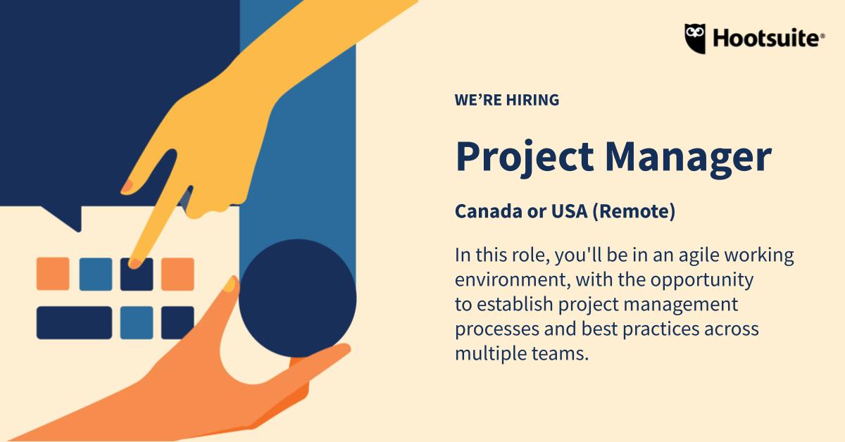 Are you a star when it comes to project management? 💫 We've got a role for you! 

Check it out 👉 ow.ly/h70j103yClE

#HootsuiteLife