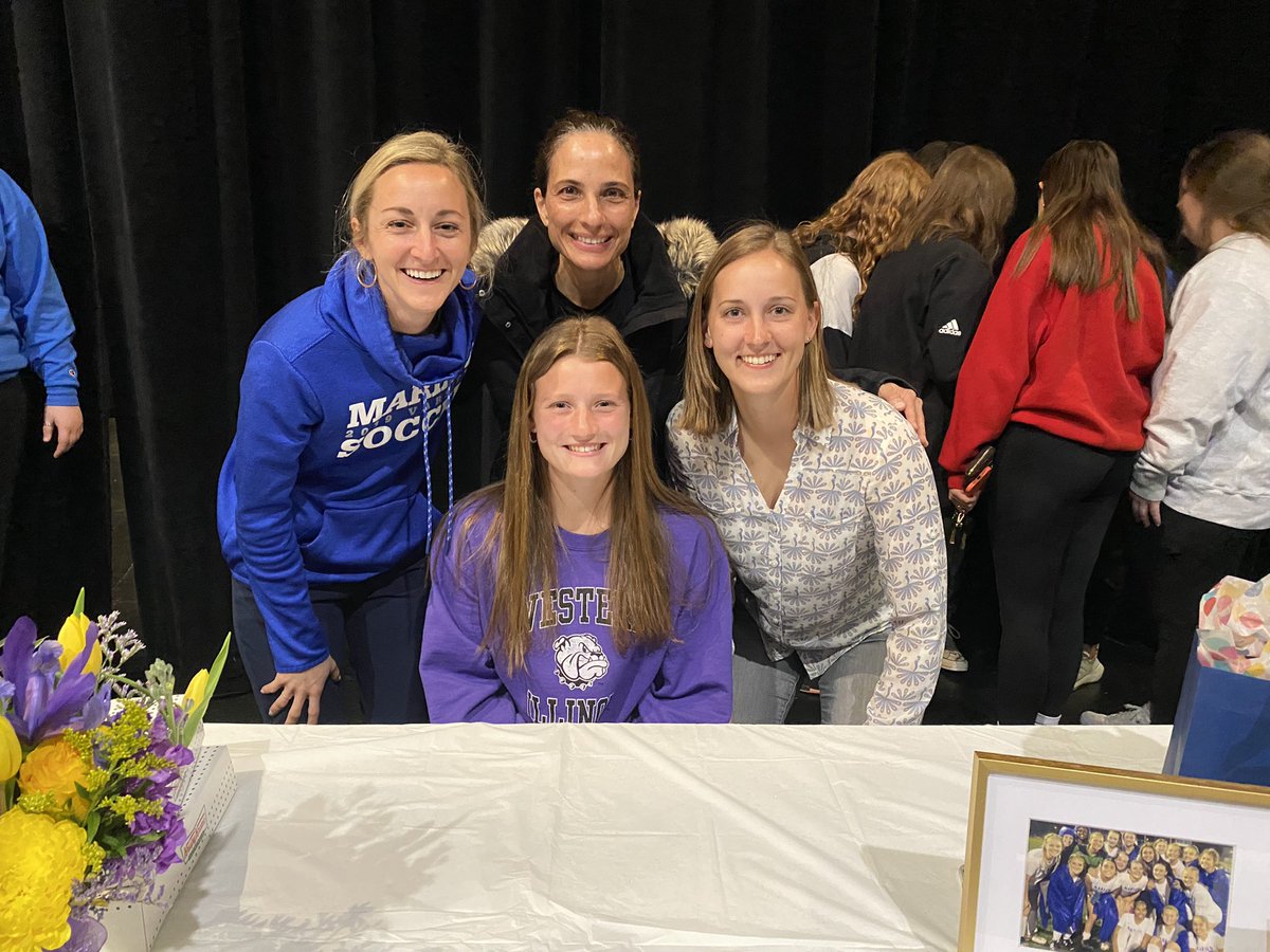 amberheinert's tweet photo. Congrats to @olivia_heinert Bella Washington and Mia Nelson for signing to play soccer at their respective colleges! We are so proud of you ladies! @MarianHSSoccer @OmahaMarian @_MHSActivities https://t.co/RBo9wcpYHf