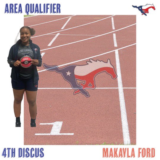 Congratulations to Makayla Ford for getting 4th in the Discus at the 18-4A District Meet <a href="/MCISDAthletics/">Madisonville Tx Athletics</a> <a href="/MadisonvilleMet/">Madisonville Meteor</a> @tarsha_06 #outworkthework