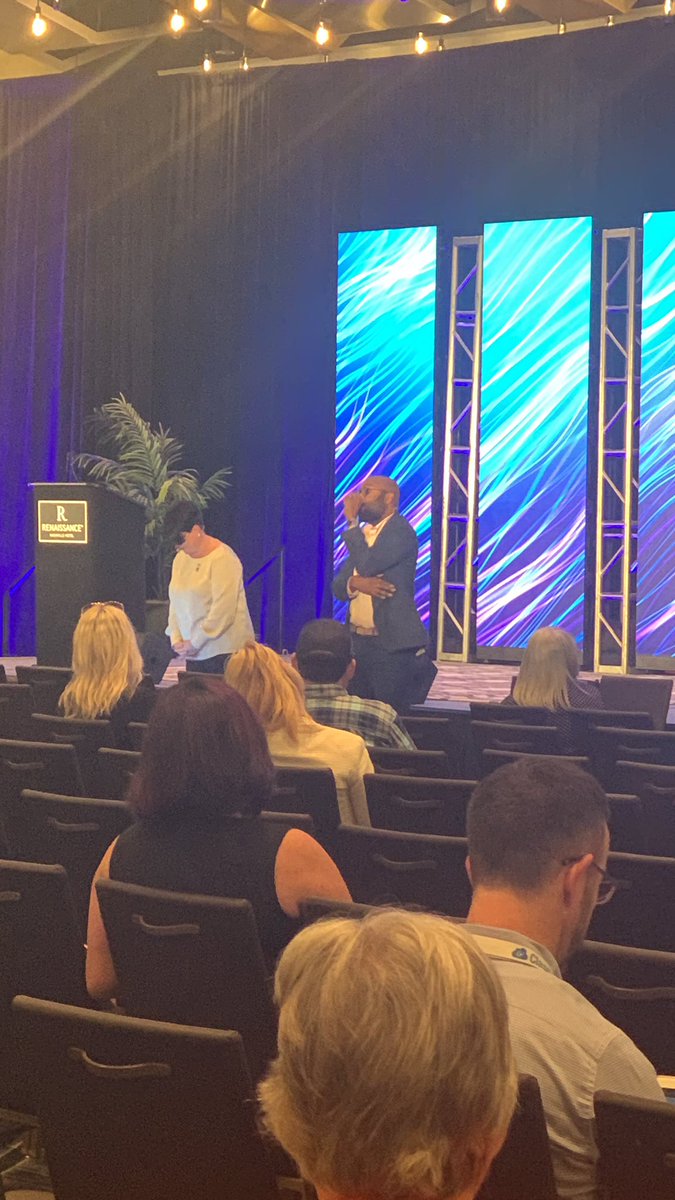 allianceintl's tweet photo. How do you begin to have the conversation? #ratchedness #CoSN22 “Ethics is closer to truth than cognition.” Treat others with respect. https://t.co/18pjmrvXwM