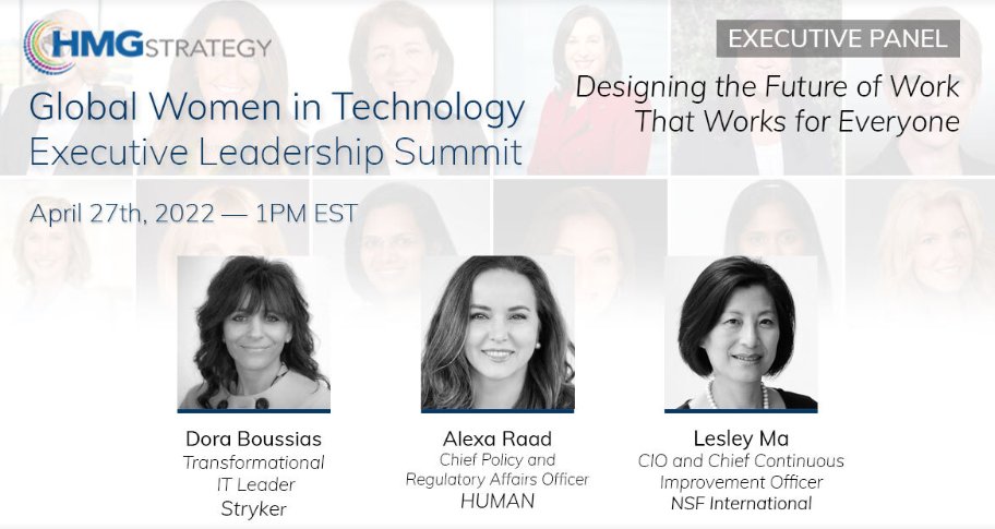 HMGStrategy's tweet photo. The Role of the Authentic Female Leader Fostering Inclusivity in a Hybrid World Will Power the Discussion at the 2022 HMG Live! Global Women in Technology Summit on April 27 https://t.co/TH4nUk241H @RhondaVetereH @Nexthink #hmglive #WomeninTech #CIO #CISO #Leadership https://t.co/tCeBKqitba