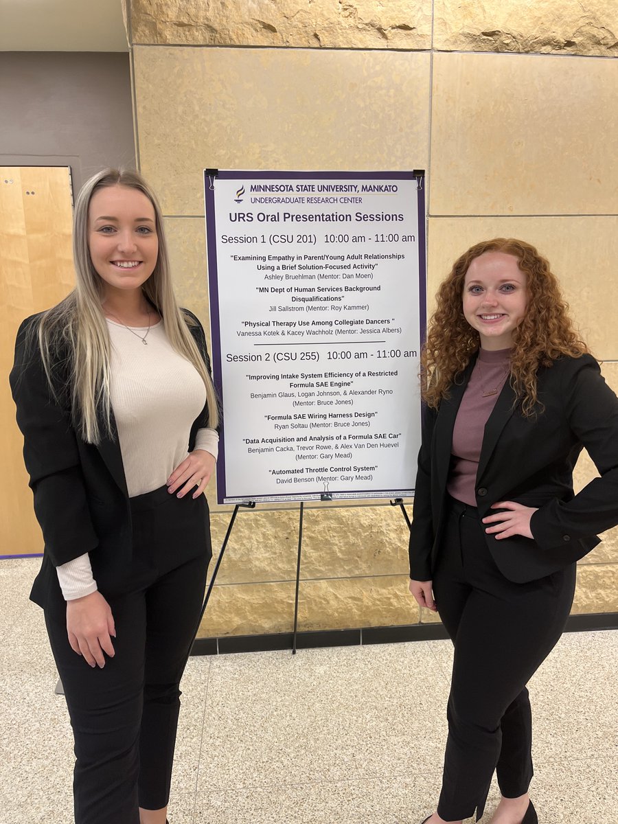 MankatoExSci's tweet photo. Congratulations to our Exercise Science students who presented their research at the URS!!! @URC_MSUMankato @MNSU_AHN https://t.co/9KViVGtxoR