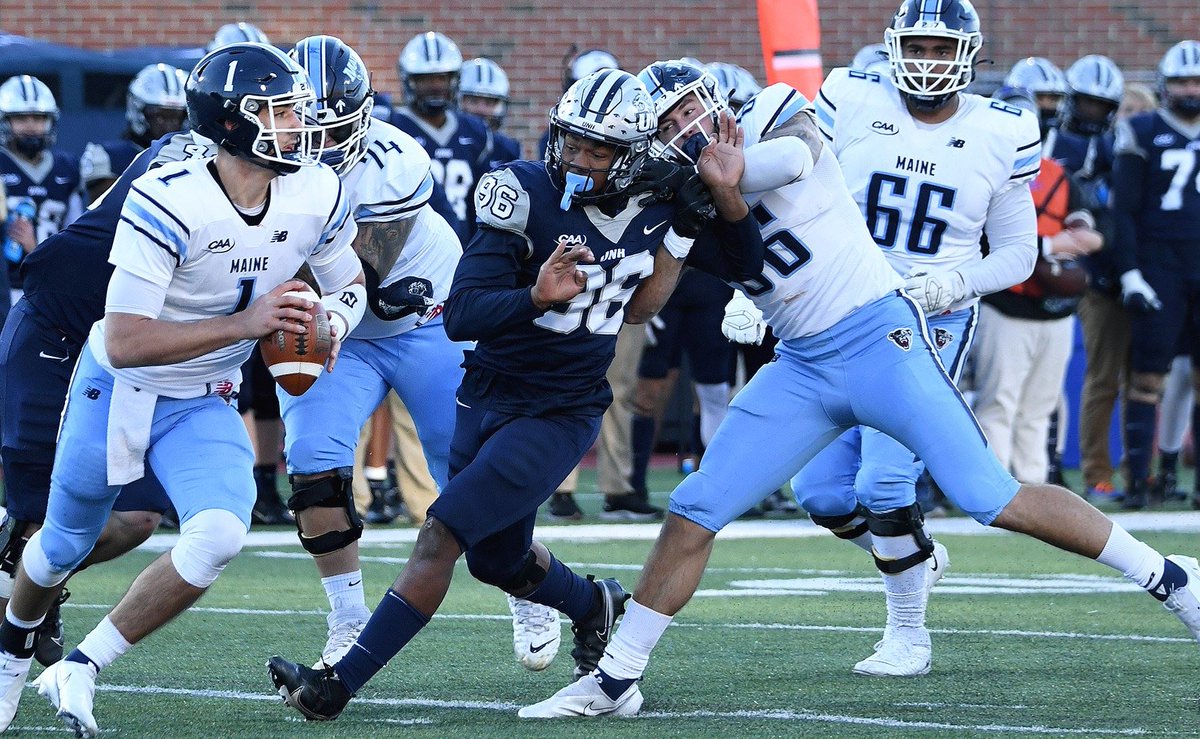 New Hampshire Football (@unh_football) on Twitter photo The #UNHFB <a href="/UNHInsider/">UNH Insider</a> Report: Kvietkus, Silver aim to create havoc up front for the 'Cats. Taking a look at the defense heading into Thursday night's Blue/White game that closes out spring practice #CAAFB #GraniteStrong
Full Story ➡️ bit.ly/3OdvsYP The #UNHFB <a href="/UNHInsider/">UNH Insider</a> Report: Kvietkus, Silver aim to create havoc up front for the 'Cats. Taking a look at the defense heading into Thursday night's Blue/White game that closes out spring practice #CAAFB #GraniteStrong
Full Story ➡️ bit.ly/3OdvsYP