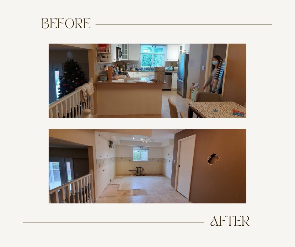Just a cheeky little before and After post. Sometimes we're really in awe of the amazing work our guys accomplish! 
.
.
.
#Satisfying #BeforeAndAfter #Demo #Demolition #Asbestos #Abatement #CoquitlamAsbestos #VancouverDemolition