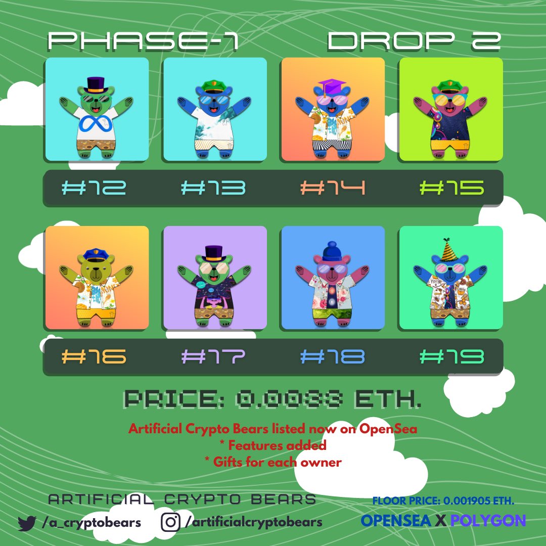 Artificial Crypto Bears | NFT ARTIST tweet media