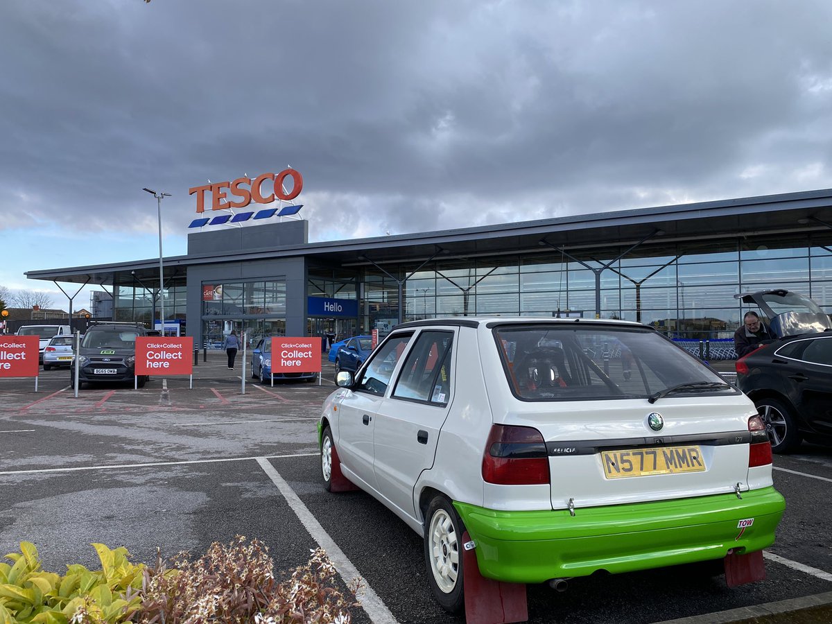 Every little helps 😂 A trip to <a href="/Tesco/">Tesco</a> with the rally car #TeamFelixRally #OurMotorsportUK