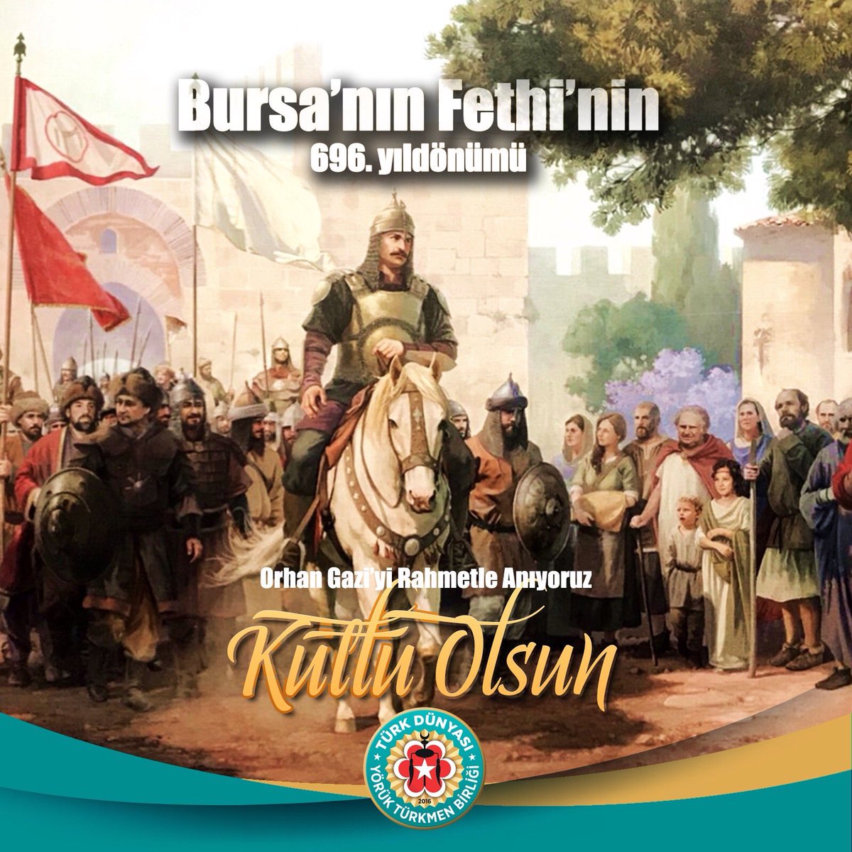 Anadoluyu yurt edenler;
Rahmet deryasında olun, Allahın lutfu ile.