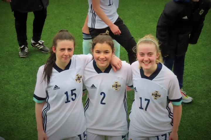 VivienneMcMast1's tweet photo. Northern Ireland 1  Azerbaijan 0
UEFA wu19s Championship 
1 Draw, 2 Wins  🔥🔥
💚🤍💚🤍💚🤍💚🤍💚🤍
Very well done girls, &amp; @JaneMcMaster11 congratulations https://t.co/bAsm53kgCO