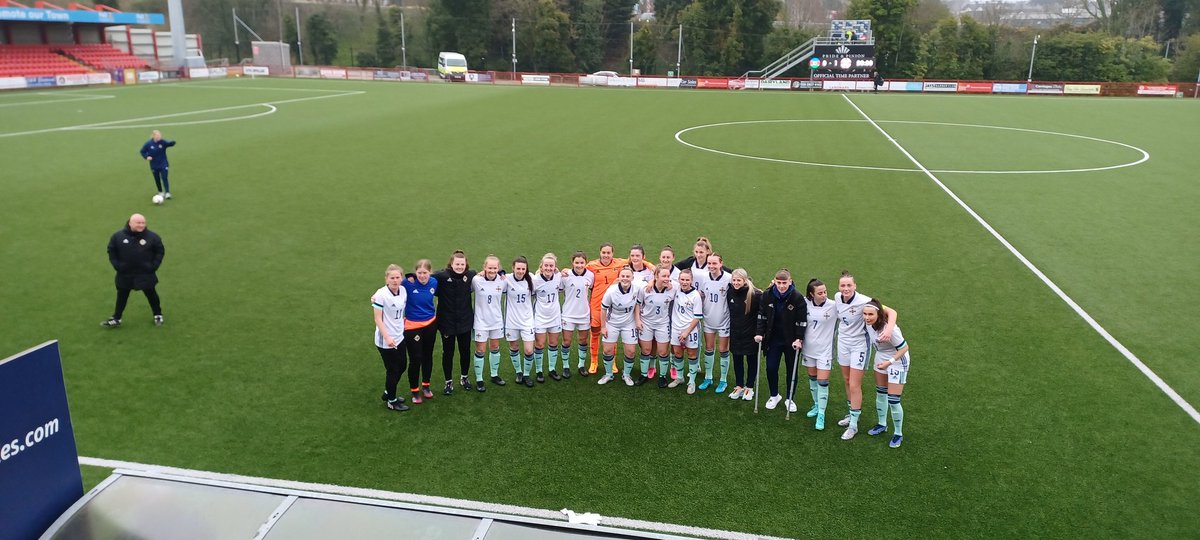 VivienneMcMast1's tweet photo. Northern Ireland 1  Azerbaijan 0
UEFA wu19s Championship 
1 Draw, 2 Wins  🔥🔥
💚🤍💚🤍💚🤍💚🤍💚🤍
Very well done girls, &amp; @JaneMcMaster11 congratulations https://t.co/bAsm53kgCO