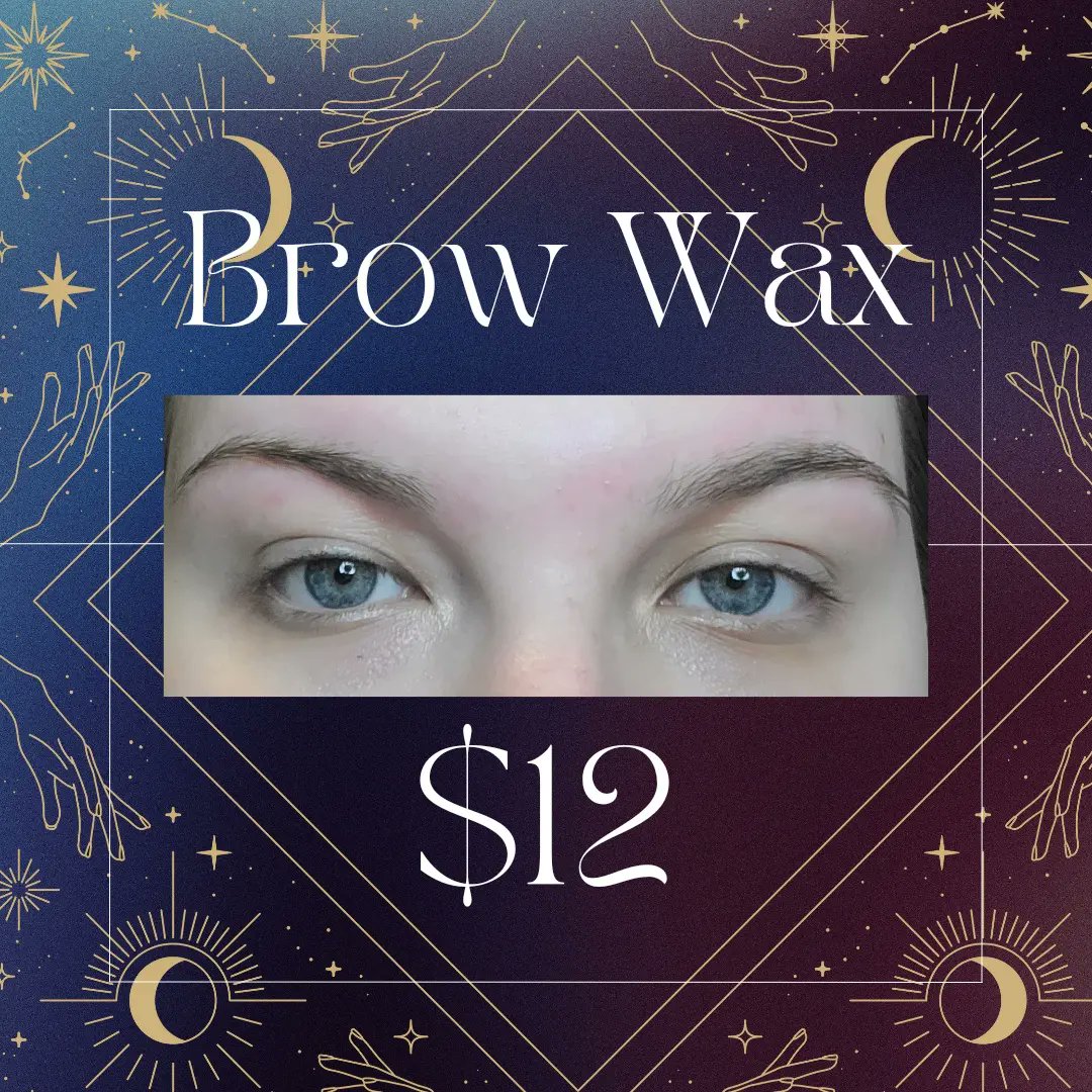 OdonataBeauty's tweet photo. Who doesn't love a little brow maintenance? 😍 All brow waxes are preformed with soft wax &amp; include a High Frequency Treatment! ✨️ Bokk with me today! 🔮
HOW TO BOOK:
1.) Message me to secure a spot! 
2.) Book instantly via Vagaro @ https://t.co/Ub3iXT9dbI https://t.co/tXtjbz6TRG