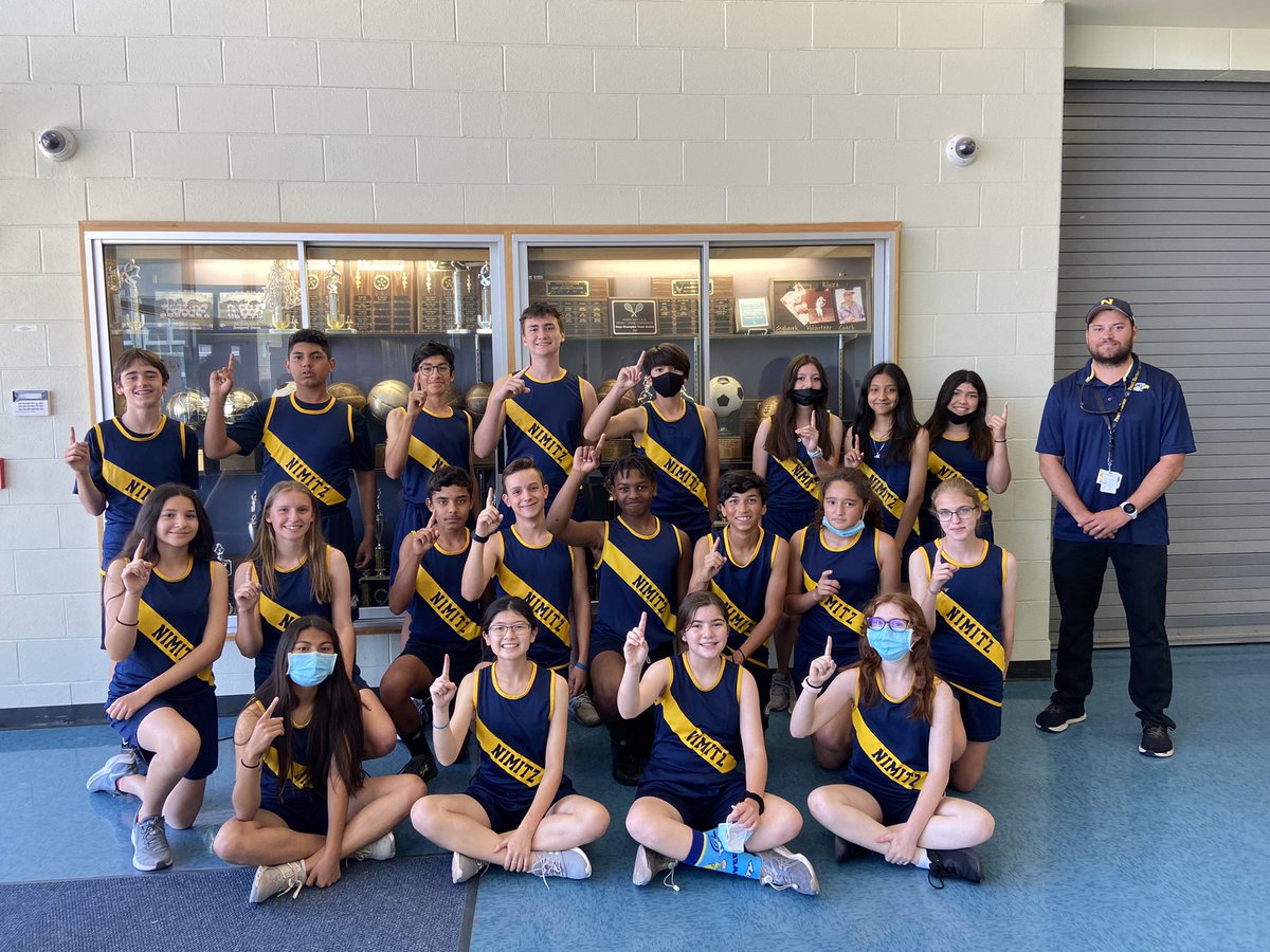 AthleticsNimitz's tweet photo. So excited for our FIRST, Cross Country Team! Coach Reyna and his Seahawks are heading out to the NE Sports park, for races at 4:30 &amp; 5:00. Good luck!! @NeisdAthletics @nimitzms_neisd @neisd_stem @completelycoop @ChrisCastro44 @courtm_03 @marisolaskey https://t.co/x5eWdEhjUm