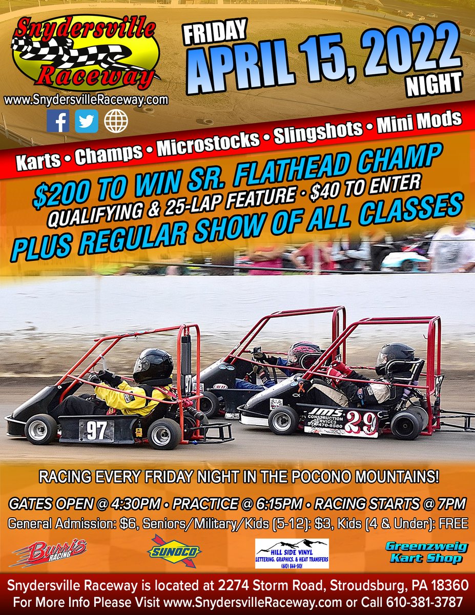 svilleraceway's tweet photo. Week #2 of Racing Action and another chance at a Double Header! Come join us! #karting #racing #dirt #usac #quartermidget https://t.co/IRhw3fx0Kh