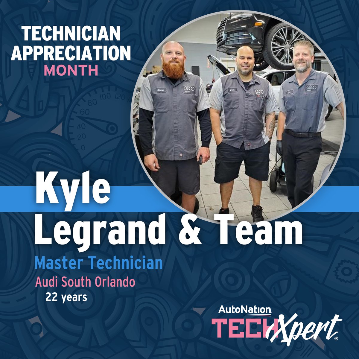 AutoNation's tweet photo. ⚙️TechXperts keep our Customers on the road and driving safe. Join us as we celebrate them all month long! Click the link in our bio to read more about them and what it means to #GoBeGreat! #DrivePink #TechXpert #techappreciationmonth #DRVPNK 🛠️ https://t.co/VKGiG2dx3z