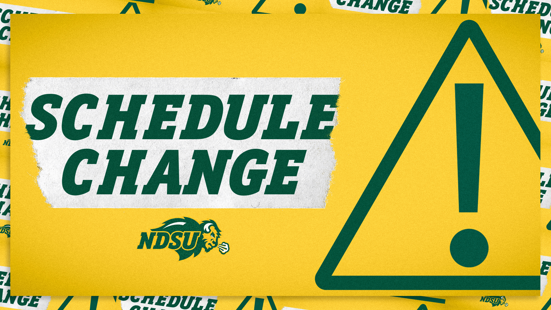 NDSU Baseball on Twitter: "📅 Schedule Update This weekend's series