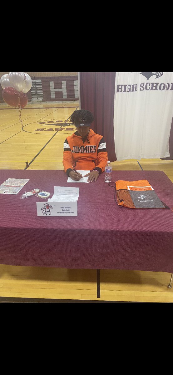 RobisonTabor's tweet photo. I am pleased and more than excited to announce that I will be continuing my academics and basketball career at the University of Jamestown next year. @dannyneville3 @Jamestown_MBB https://t.co/hsNqPSamUq