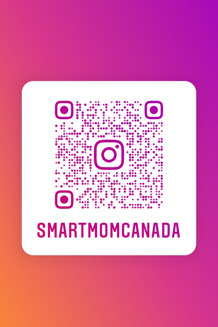 Check out SmartMom on Instagram! 
Scan the QR Code to follow or find us at instagram.com/smartmomcanada