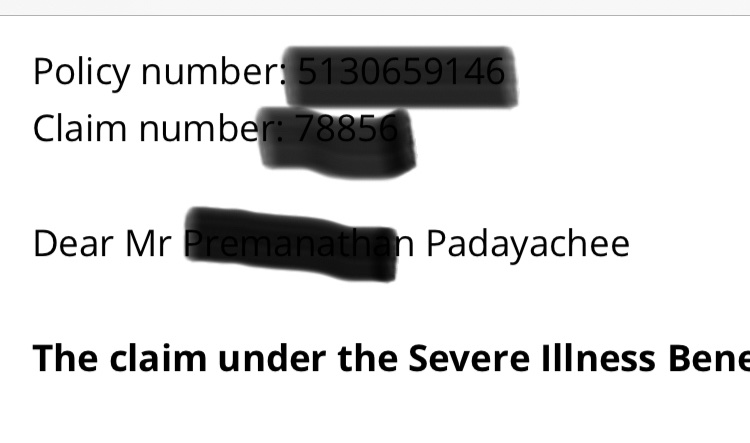 NewsladyAmy's tweet photo. Hey @Discovery_SA did Mr Padayachee put in the exact same breast cancer claim as me? Or was this letter you sent me declining my request for income protection during chemotherapy actually meant for me ? https://t.co/dZefOqxTwt