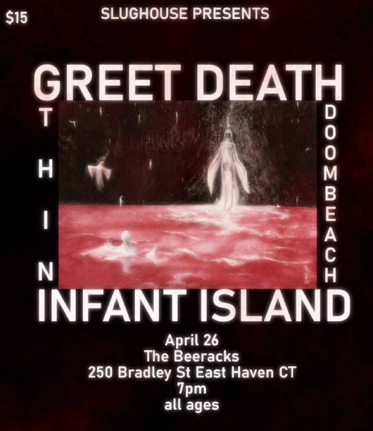 thinshred's tweet photo. ripping it with @deathbois, @infantisland and #doombeach in CT soon 🍋 🍻 😎 https://t.co/0GKOB7k4m7