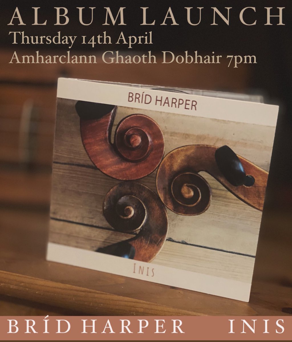 cannon_music's tweet photo. Delighted and honoured to be part of this amazing launch by my good friend and unbelievably talented Bríd Harper tomorrow evening at Amharclann Ghaoth Dobhair - Oifigiúil 7pm before an exciting concert by the The SíFiddlers as part of Scoil Gheimhridh Ghaoth Dobhair 🎻Bigí Linn https://t.co/hmWL9Aku1K