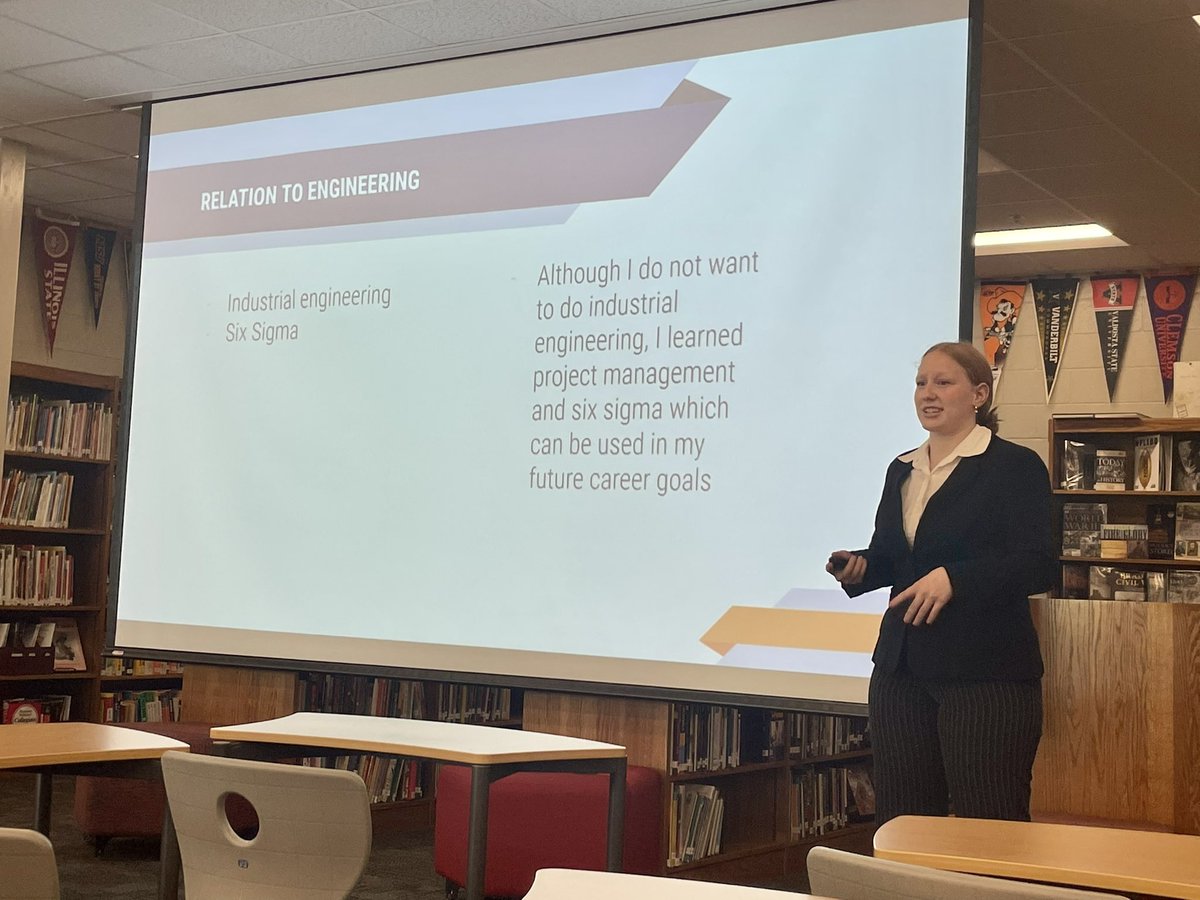 FBHSWBL_Carter's tweet photo. In our program of study @FBHSFalcons, students have the opportunity to combine HonorsWBL & STEAM for their 4th Year Capstone course. Today I was humbled & encouraged by the presentations of these @Hall_Schools students! Amazing work! #thisisthegoodstuff #wbwlorks @branchsteam https://t.co/0COKJqRwpO