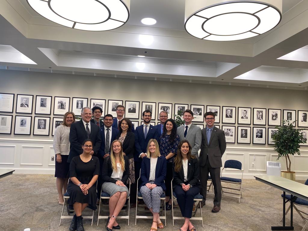 Guatemala welcomed the students from <a href="/BYU/">BYU</a> representing 🇬🇹 at the Washington Model Organization of American States (WMOAS) 2022 <a href="/OEA_oficial/">OEA</a>. We discussed the opportunities of multilateralism and the importance of the OAS as the main political forum in the Hemisphere.