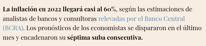 hipotecadosuva's tweet photo. .@alferdez  #HipotecadosUVA No hay ninguna expectativa de que la #inflacion baje a valores "normales" en los próximos años. Es el peor panorama para un sistema que se basa en la indexación por inflación. Basta de #UsuraUVA. https://t.co/vmlsHiJdYZ