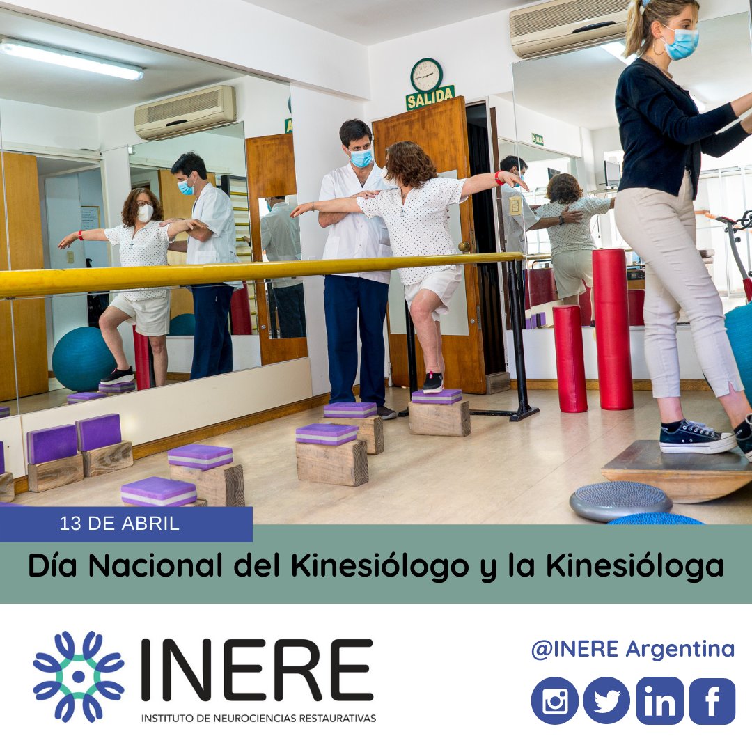 INERE_Argentina's tweet image. 🗓 DÍA DEL KINESIÓLOGO Y LA
KINESIÓLOGA | ✔ En 1937, el Consejo Directivo de la Facultad de Ciencias Médicas de la UBA dispuso transformar el curso de kinesiterapia en la Escuela de #Kinesiología. ¡Feliz día!

🌐 inere.com.ar
#INERE #NeurocienciasRestaurativas