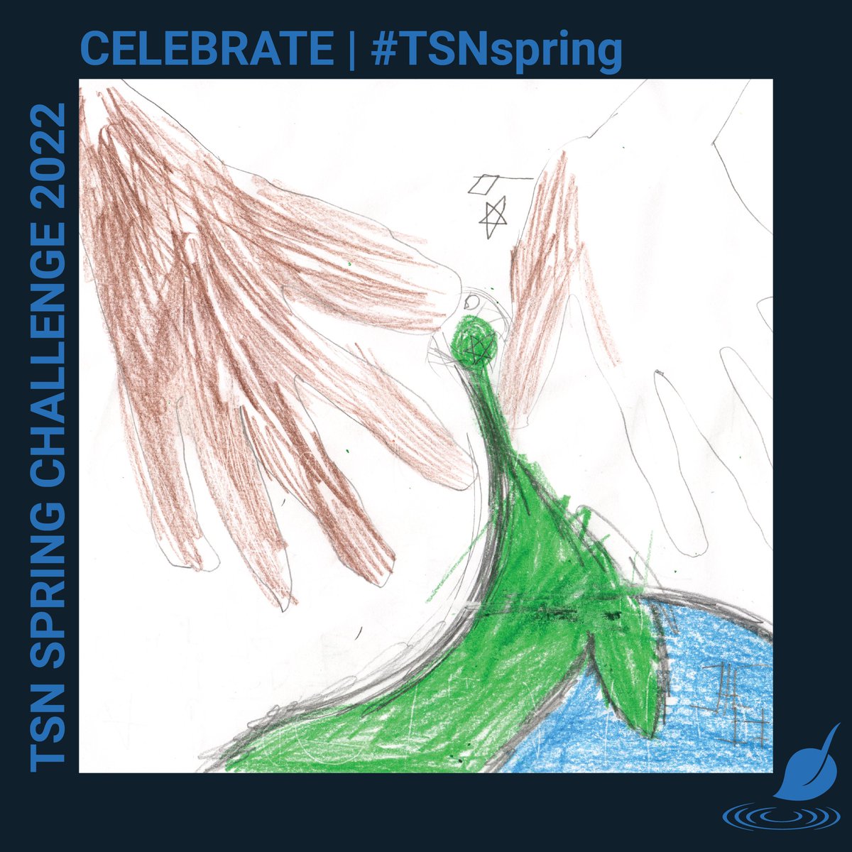 StewardshipNet's tweet photo. 🌎💚 Kai (age 8.5) | "Save the World"

https://t.co/CsXmAGOYsz

#TSNspring
#TSNorg
#stewardship #conservation #nature #outdoors #habitatrestoration #environment #climate #climateaction #volunteer #music #photography #dance #painting #poetry https://t.co/S50zhj0tX5