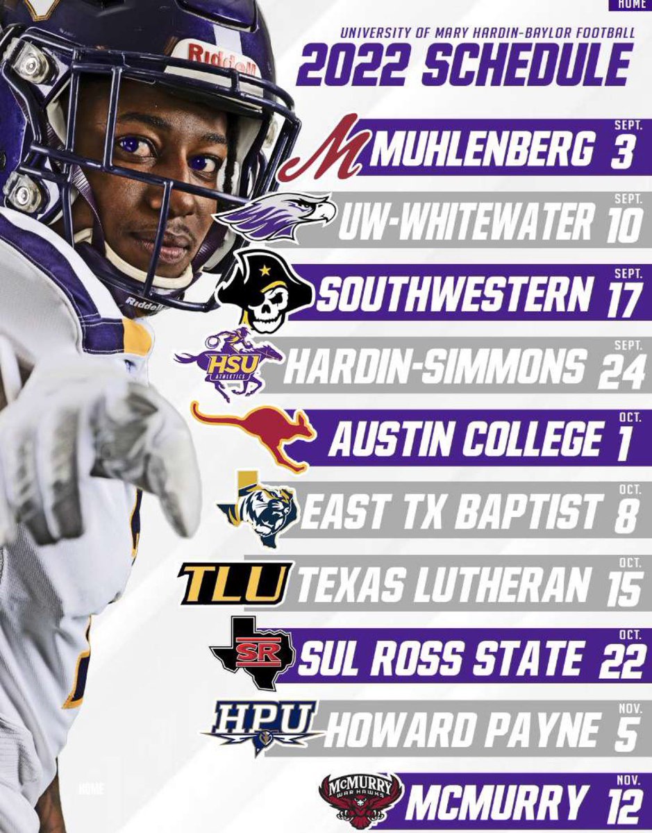Can’t wait this season about to be something special! <a href="/CruFootball/">UMHB Football🏈</a>