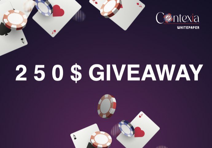 🚀250$ GIVEAWAY🚀

Hyped gambling protocol @contexiafinance is partnering with me to give $250!

1️⃣Join Discord : discord.gg/contexiafinance
2️⃣Follow @contexiafinance &amp; <a href="/TheJakeCrypto/">Jake Crypto</a> 
3️⃣Like, RT &amp; tag 3 friends
 
Results in 72 hours
