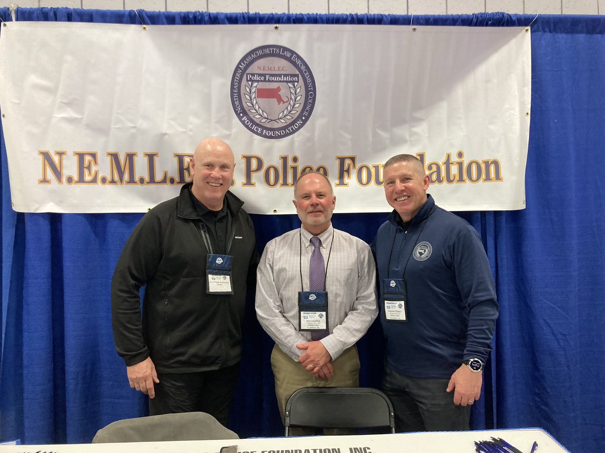 NEMLECInc's tweet photo. Our team networked w/ #lawenforcement officials &amp; organizations @ Massachusetts Chiefs of Police expo.  We’re still looking for sponsors to support our annual golf tournament that provides #training resources for our @NEMLEC communities 

https://t.co/BVMHB6RkN5 https://t.co/9mC66w21M4