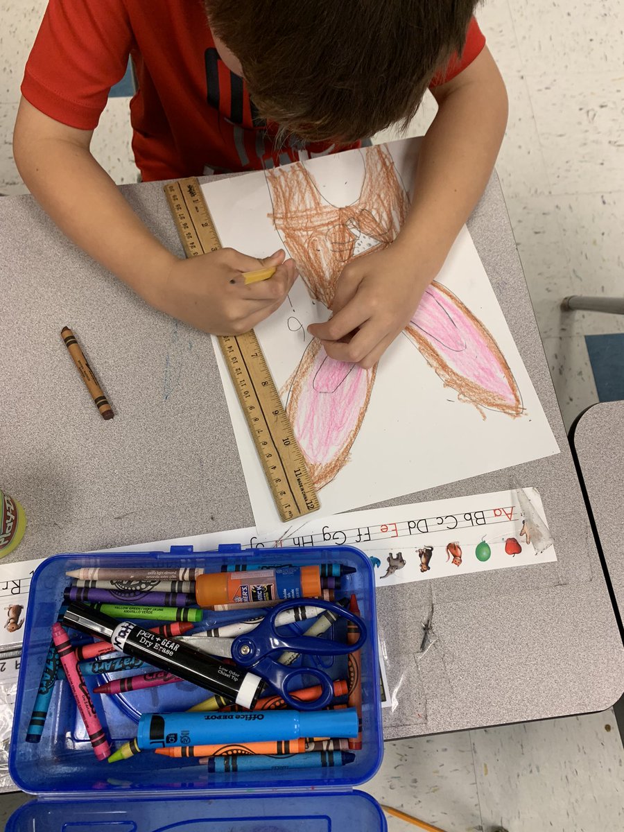 Drew some bunnies and then measured the height. Simple and engaging