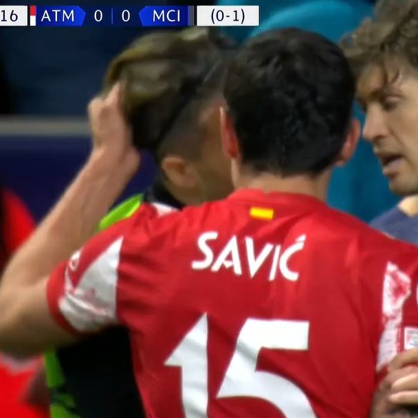 Men in Blazers on Twitter "Savic just pulled Jack Grealish's hair. You can't do that. You can