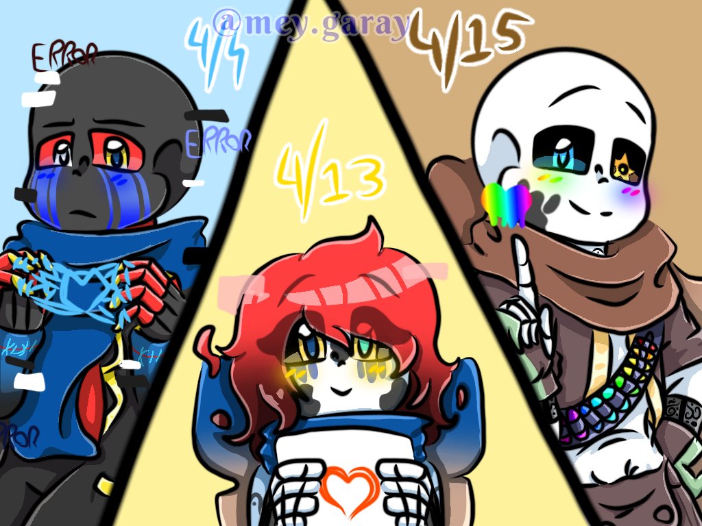 GarayMey's tweet photo. 🌺birthday 💙💙
#errorsans #inksans #errorinkshipchild https://t.co/dma2m1So6H