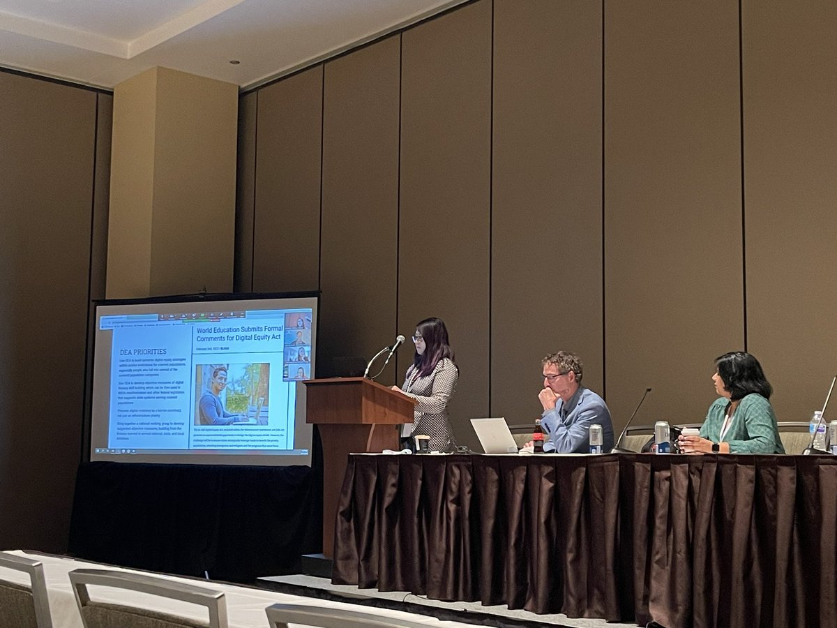 mskerrirhodes's tweet photo. Last session for #COABE2022 talking about digital equity in adult education with @AnsonTex @AmandaWorking and @WorldEdUS - great resources for planning! https://t.co/L8OEIhYCsh
