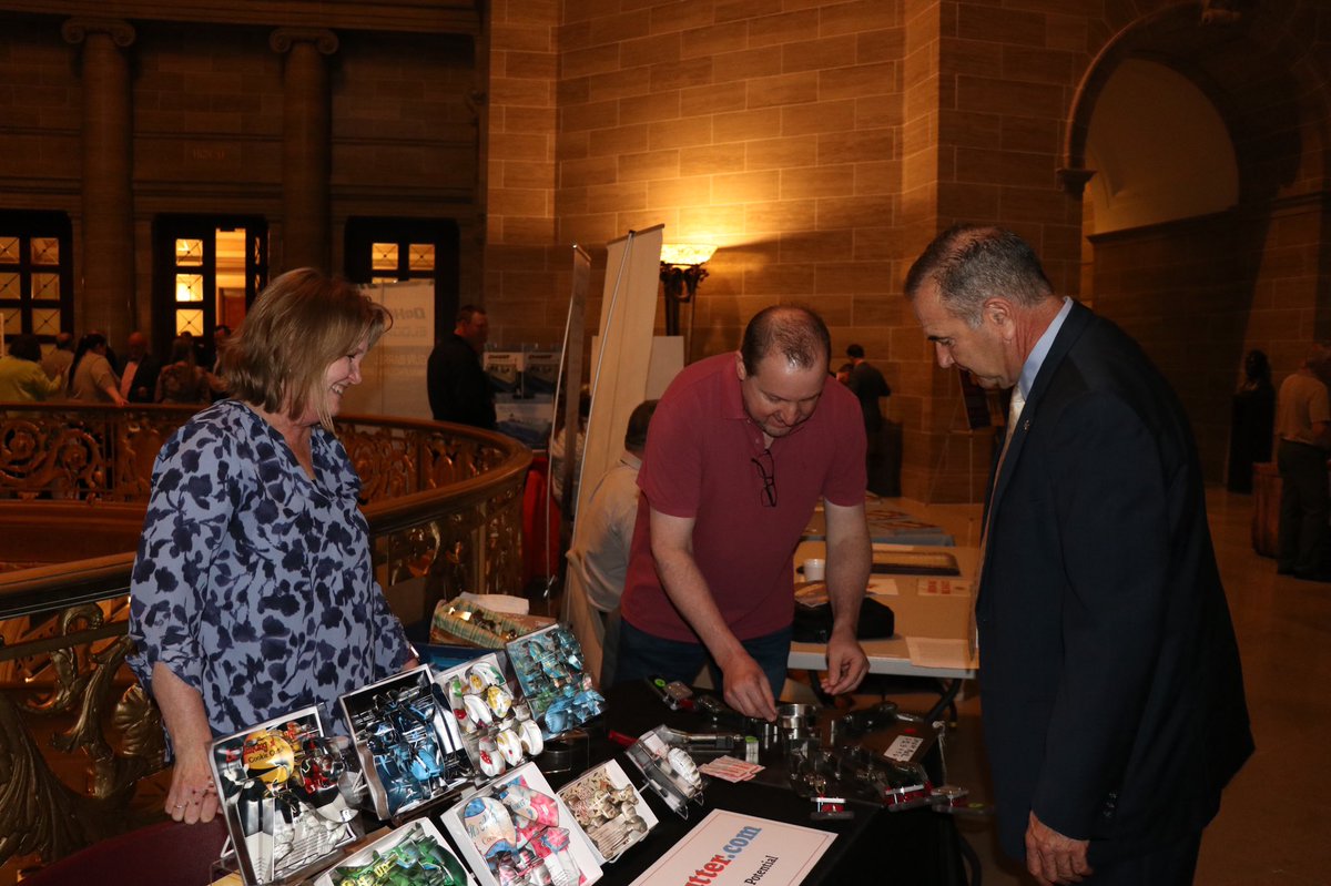 GovMikeKehoe's tweet photo. Thanks to all of the members, elected officials, visitors and @Caseyhoggadrian who helped make @BuyMissouri a huge success!  These businesses make Missouri great, and I’m proud to lead this incredible program. #BuyMO https://t.co/niqzjWxu8V