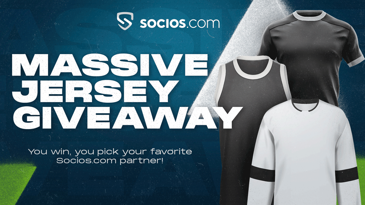 We dropped some big news today. Want some more?! We’ll select five random winners based in the US to receive a JERSEY of your choice.

All you have to do is:
Retweet ✅ : Follow ✅ : Tag a friend ✅