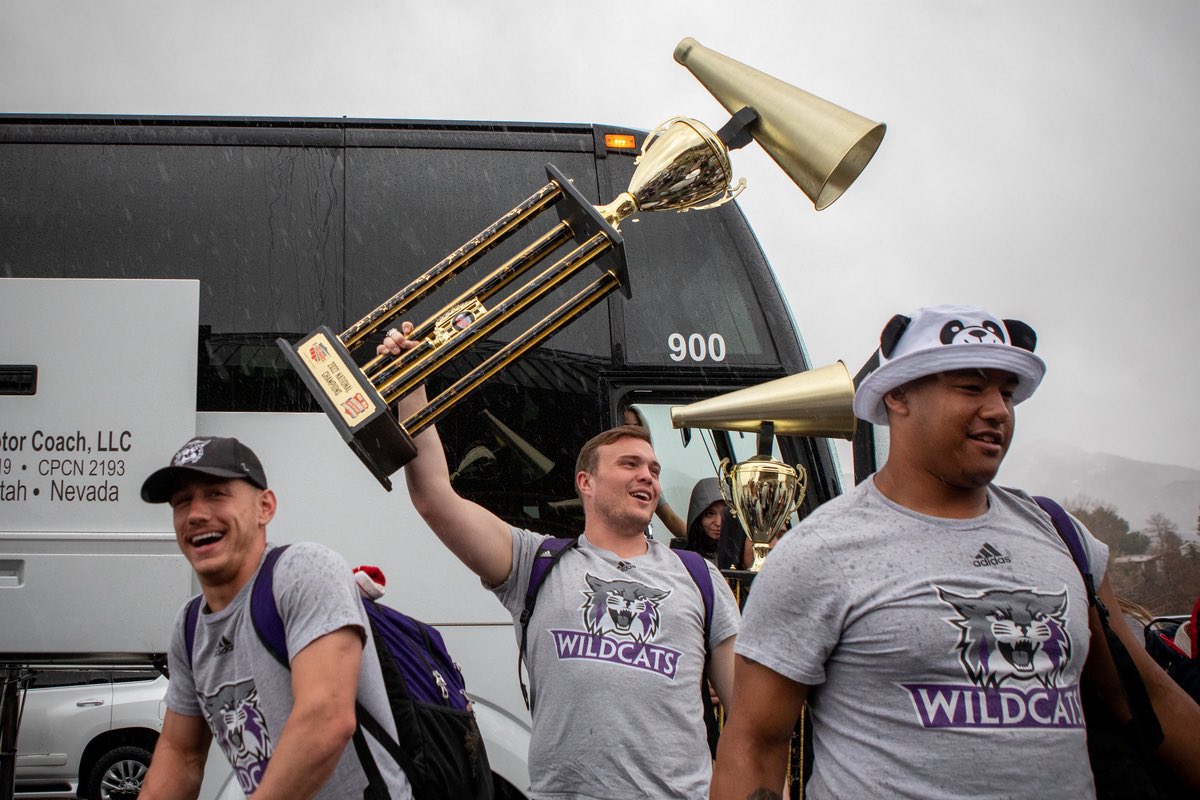getintoweber's tweet photo. Wildcats earned the fifth straight national title and their first national small coed title last week in Daytona! @weberstatecheer
@weberstatedanceteam placed third in hip hop and fifth in jazz. Congratulations!
#weberstate #weberstatecheer #ncanationals #weareweber https://t.co/bIBwCUojby