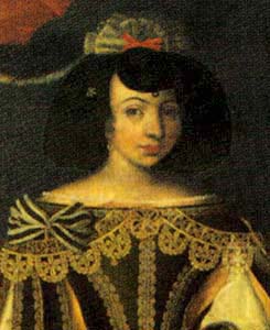 KingCharlesIIE's tweet photo. Joana, Princess of Beira (1635 – 1653) was a Portuguese infanta (princess), the eldest surviving daughter of João IV, King of Portugal and his wife Luisa de Guzmán and as such was styled Princess of Beira. She was the sister of Catherine of Braganza wife of Charles II of England. https://t.co/q2jcE2luil