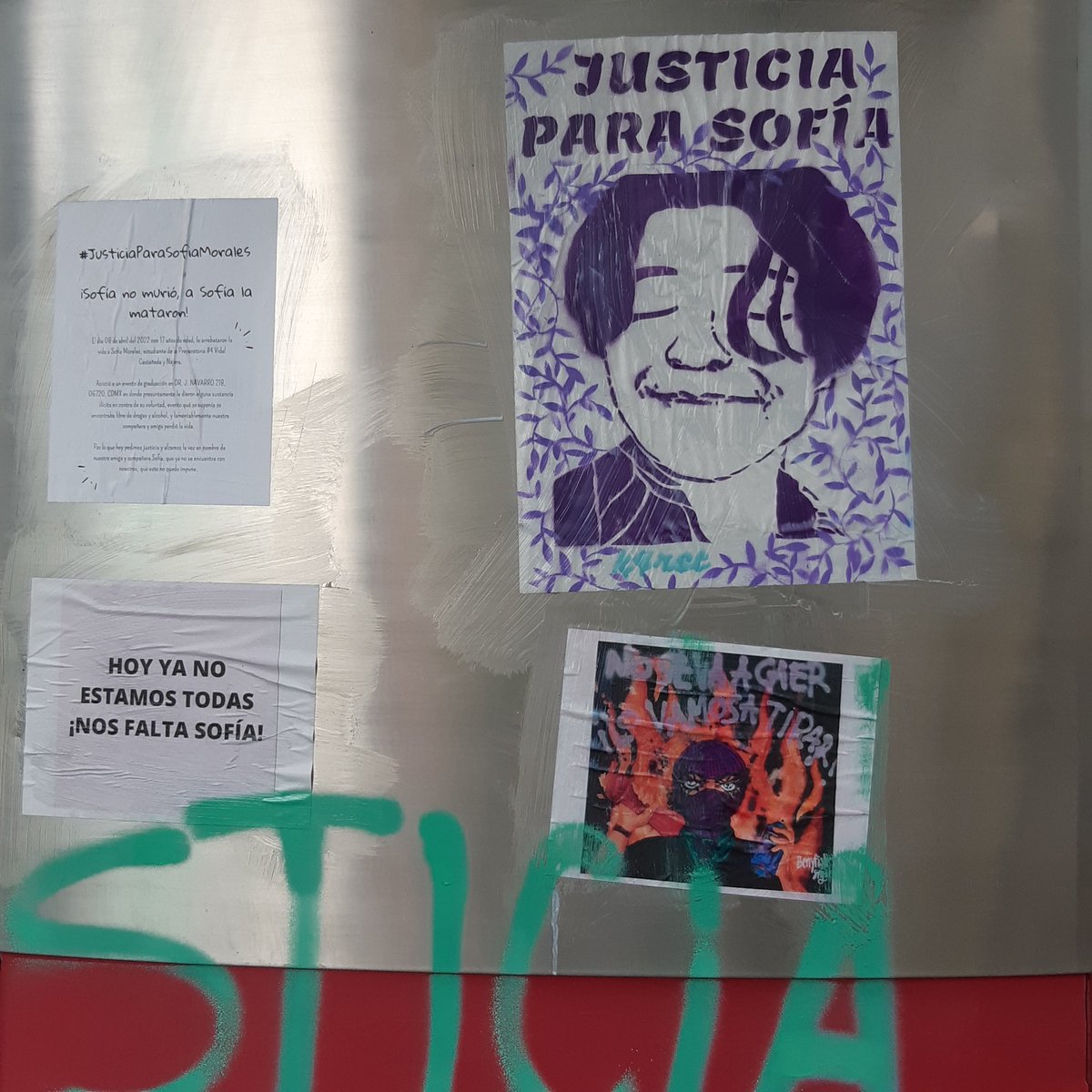 _k4rst's tweet photo. Sofía, gritaremos tu nombre hasta que haya justicia. 

Hoy no estamos todas, nos falta Sofía.

#JusticiaParaSofiaMorales 
#JusticiaParaTodas
#NiUnaMenos https://t.co/ah8Yvo6yMW