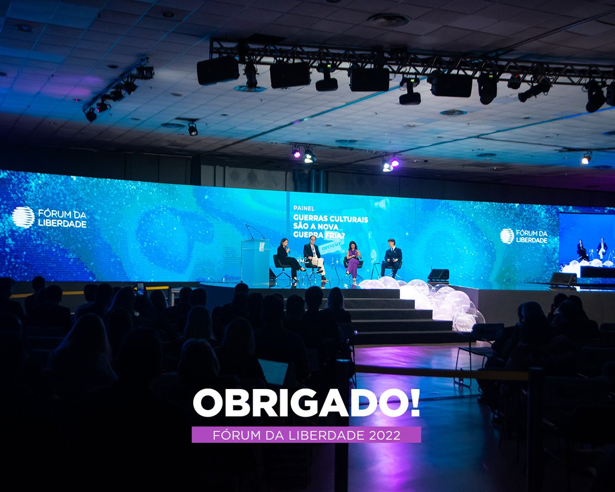 Foram mais de 30 horas de programação, 11 painéis, 25 palestrantes e convidados especiais de diferentes nacionalidades e muito, mas muito conteúdo de qualidade.

Obrigado a todos que fizeram o #FL2022 ser um sucesso!

#ForumdaLiberdade #ForumdaLiberdade2022 #FL22